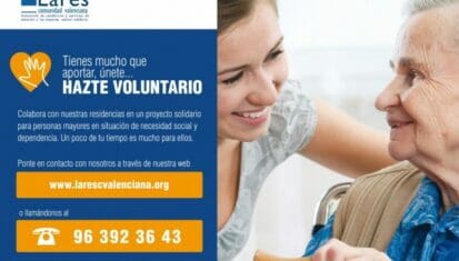 Residencia San Francisco y San Vicente - Lares CV relanza la campaña de captación de Voluntariado para sus residencias de mayores