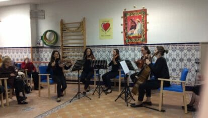 Residencia San Francisco y San Vicente - Concierto quinteto de cuerdas Ateneu Cultural Ciutat de Manises
