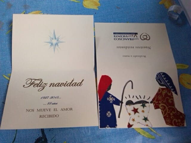 Residencia San Francisco y San Vicente - Felicitaciones de Navidad