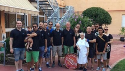 Residencia San Francisco y San Vicente - La Clavaria Santas Justa y Rufina visita la Residencia