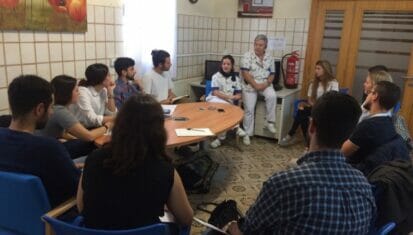 Residencia San Francisco y San Vicente - Ingenieros Master CEU Cardenal Herrera vistan la Residencia