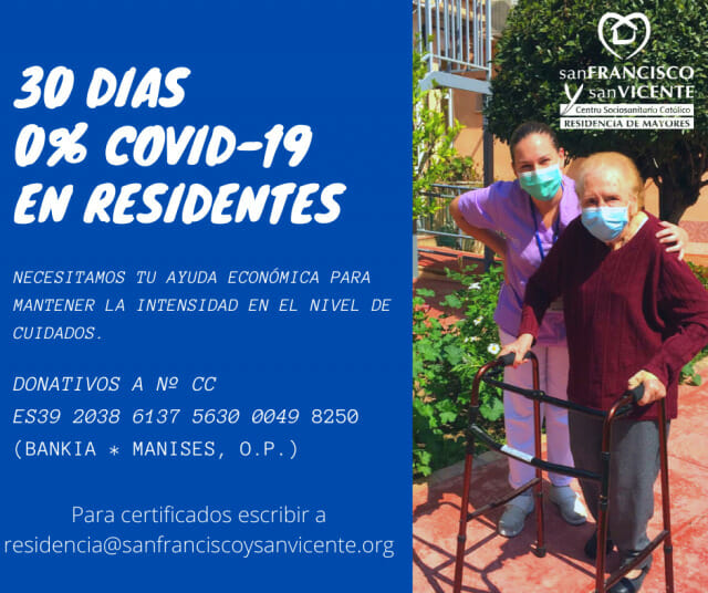 Residencia San Francisco Y San Vicente - Proteger A Las Personas Mayores Dependientes De Manises Del Covid-19