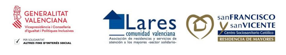 Residencia San Francisco y San Vicente - Expansión de la Red Centinela: Uniendo Fuerzas contra la Soledad de los Mayores - logo con 1