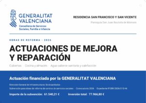 Residencia San Francisco y San Vicente - Residencia de Mayores San Francisco y San Vicente - Centro Sociosanitario Católico - vista placa 2 5